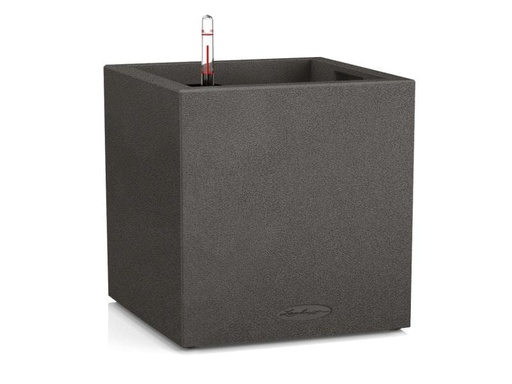 [90047442 992739] Lechuza Pflanzentopf Canto Stone 40 Low Schwarz