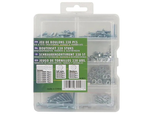[90047443 113471] Velleman Schrauben K/SC1 330 Stück