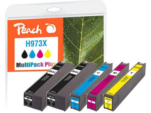 [90279441 1476282] Peach Tinte HP No. 973X Multi-Pack-Plus C, M, Y, 2x BK