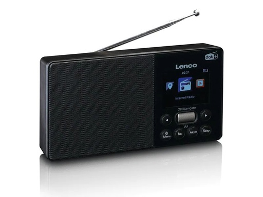[90047519 1185208] Lenco Internet Radio PIR-510 Schwarz