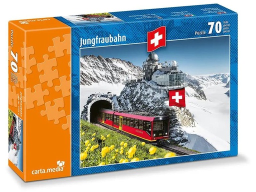 [90279834 1522306] Carta.Media Puzzle Jungfraubahn