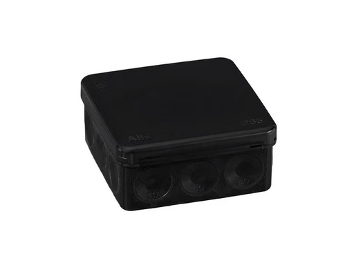 [90280011 1487272] ABB Abzweigdose Ensto AP, nass IP55, Schwarz 80 x 80 x 35 mm