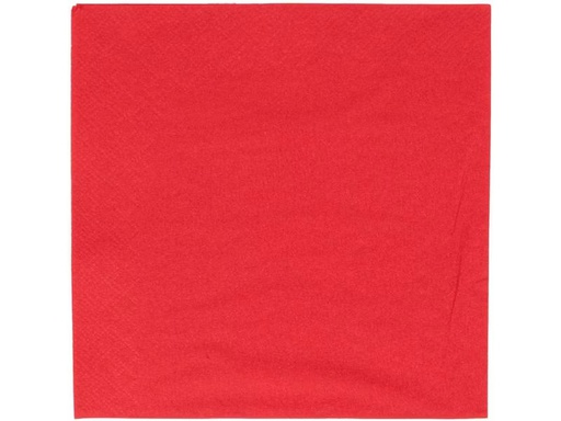 [90280089 1510706] tabletop Papierservietten 33 cm x 33 cm, 100 Stück, Rot