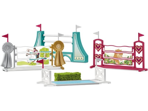 [90280248 1450898] Schleich Horse Club Hindernisse Zubehör