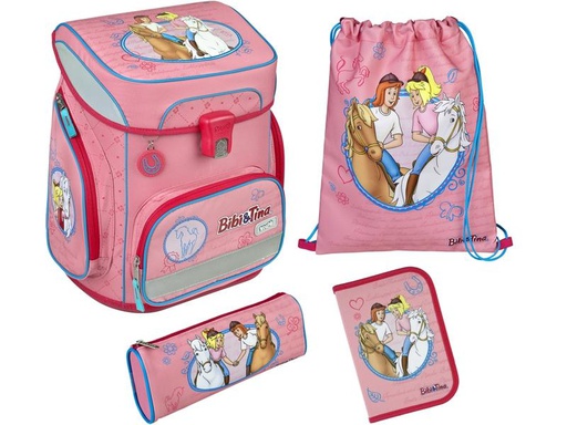 [90280363 1514037] Scooli Schulthek-Set 5-teilig Bibi und Tina, 18 l