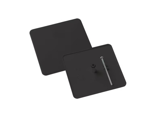 [90280415 1486663] WEIBEL Steckdeckel HSB Gr. 2/3, 130 x 130 mm, Schwarz