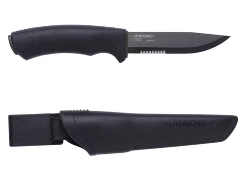 [90280469 1524638] morakniv Survival Knife Bushcraft BlackBlade SRT (S)