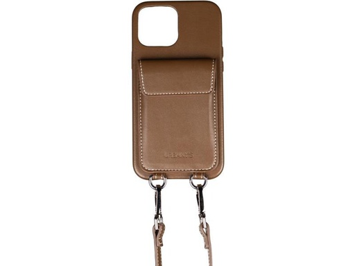 [90280515 1512714] Urbany's Necklace Case Handekette+ iPhone 14 Plus Espresso Martini
