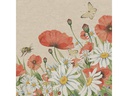Paper + Design Papierservietten Floral Poppies 33 cm x 33 cm, 20 Stück
