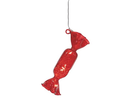 [90280545 1523764] Sirius Weihnachtskugel Bonbon Hannah, 12 cm, Rot