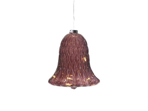 [90280573 1523773] Sirius Weihnachtskugel Luna Glocke, Ø 9 cm, Bordeaux