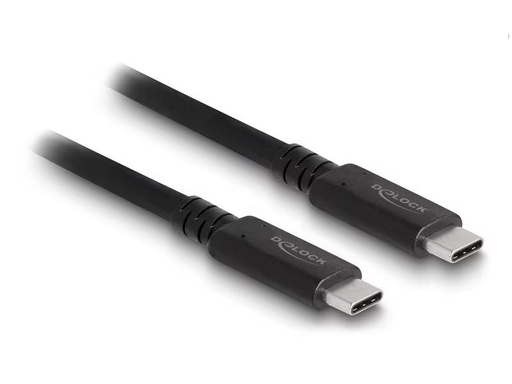 [90280630 1519975] Delock USB4-Kabel 40 Gbps koaxial USB C - USB C 1.2 m