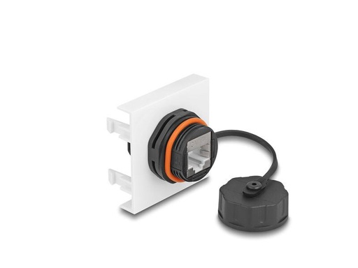 [90280673 1519804] Delock Easy 45 Modul RJ45 Cat.6A, 45 x 45 mm