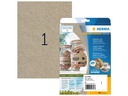 HERMA Universal-Etiketten 210 x 297 mm, 20 Blatt, Braun