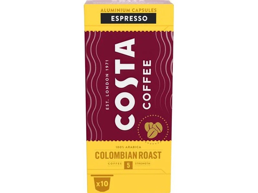 [90280761 1216825] Costa Coffee Kaffeekapseln Colombian Roast Espresso 10 Stück