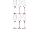 Leonardo Sektglas Poesia 250 ml, 6 Stück, Rosa