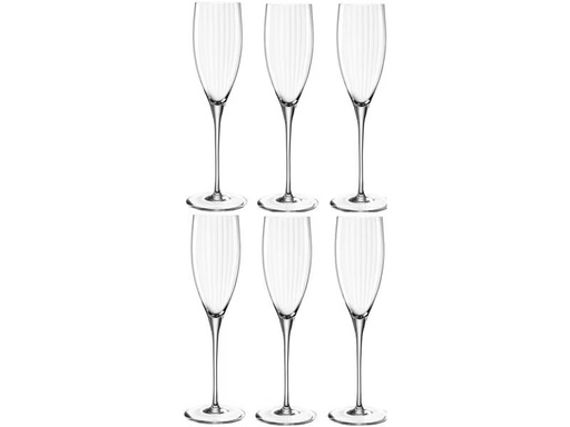 [90280777 1329163] Leonardo Sektglas Poesia 250 ml, 6 Stück, Transparent