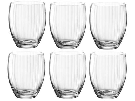 [90280791 1329166] Leonardo Whiskyglas Poesia 380 ml, 6 Stück, Transparent 