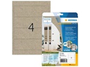 HERMA Ordneretiketten 192 x 61 mm, 20 Blatt, Braun