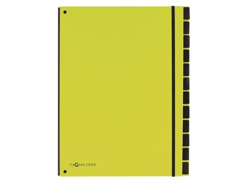 [90047664 990149] Pagna Ordnungsmappe A4 Trend Lindgrün, 12 Fächer