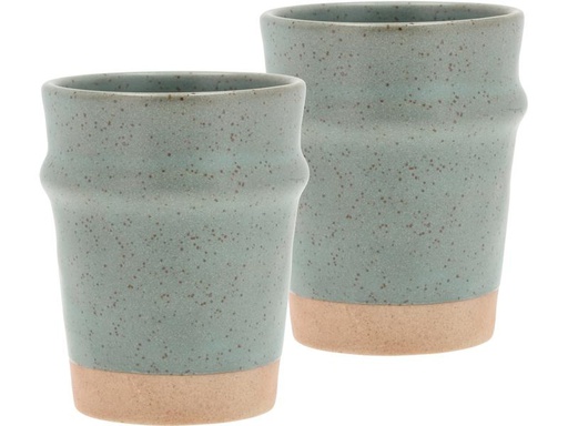 [90281027 1516122] Villa Collection Kaffeebecher Evig 350 ml, 2 Stück, Grün