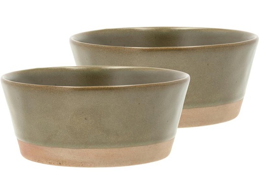 [90281205 1516103] Villa Collection Schale Evig 2 Stück, Rostbraun