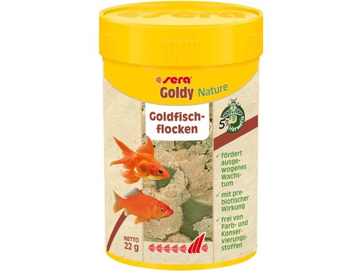 [90281284 1479118] sera Basisfutter Goldy Nature, 100 ml, 22g
