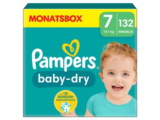 [90281377 1518528] Pampers Windeln Baby Dry Extra Large Grösse 7