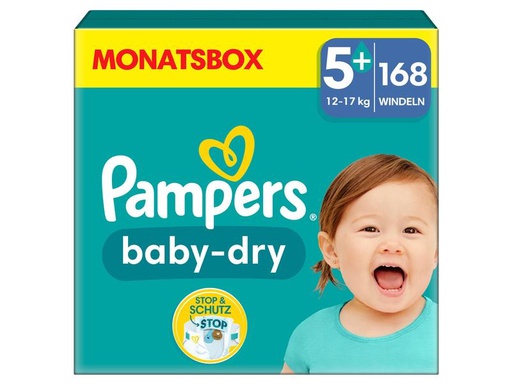 [90281496 1518526] Pampers Windeln Baby Dry Junior Plus Grösse 5+
