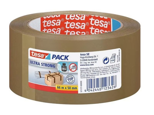 [90281567 1510356] tesa Klebeband -Set Ultra Strong, 50 mm x 66 m, 6 Rollen, Braun