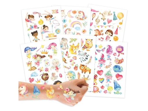 [90281615 1522094] Papierdrachen Tattoo Set Feen und Trolle