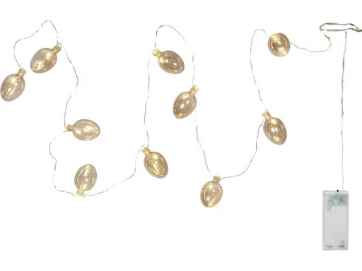 [90281724 1529927] Star Trading Lichterkette Shimmer, 10 LEDs, 1.35 m, Beige