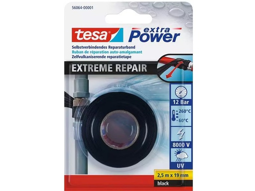 [90281816 1510408] tesa Reparaturband-Set extra Power Extreme, 3er Pack, Schwarz
