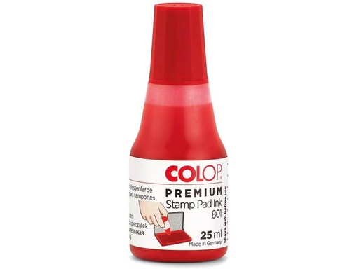 [90281831 1523964] Colop Stempelfarbe 801, 25 ml, Rot