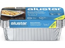 Alustar Grillschale 21 x 11 x 5.4 cm, 10 Stück