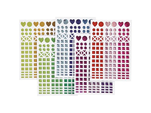 [90004756 1066986] Creativ Company 3D-Sticker Mosaik 10 Blatt