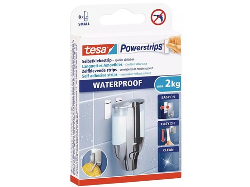 [90281879 1510394] tesa Doppelseitige Klebepads Waterproof Large 2 kg, 3er Pack
