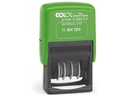 Colop Wort- und Datumsstempel Green Line «Gebucht», Blau / Rot