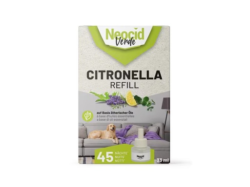 [90282011 1526065] Neocid Expert Mückenstecker Verde Citronella Refill-Flasche, 1 Stück