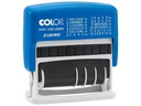 Colop Wort- und Datumsstempel S120WD, 12 Bürowörtern, Französisch