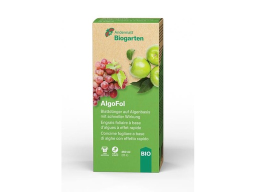 [90282077 1518678] Andermatt Biogarten Dünger BIO AlgoFol, 250 ml