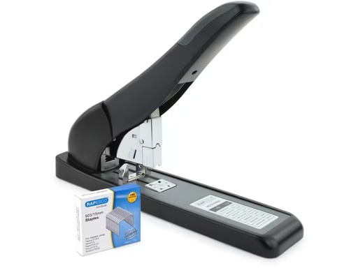[90282105 1485097] Rapesco Heftgerät ECO HD-210 210 Seiten, Schwarz