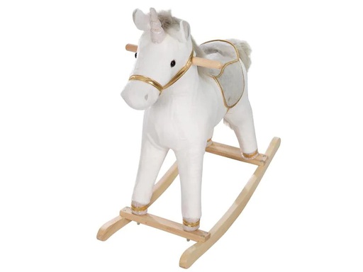 [90282140 1195971] roba Schaukeltier Einhorn Gold/Grau/Weiss