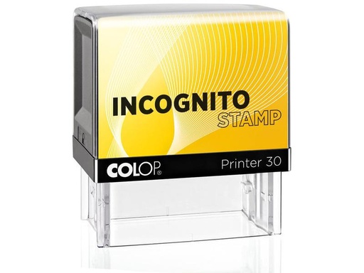[90282142 1523957] Colop Stempel Incognito 30 Schwarz