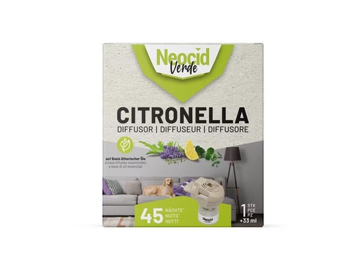 [90282151 1526064] Neocid Expert Mückenstecker Verde Citronella Diffusor, 1 Stück