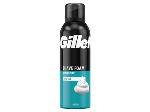 [90282359 1521746] Gillette Rasierschaum Sensitive Basis 200 ml1 Stück