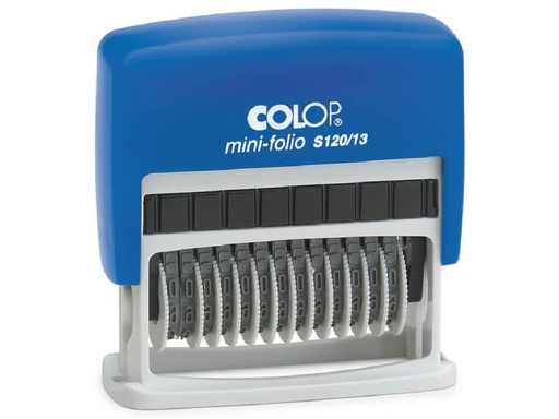 [90282362 1523961] Colop Stempel S120/13, 13 Ziffernbänder, Schwarz