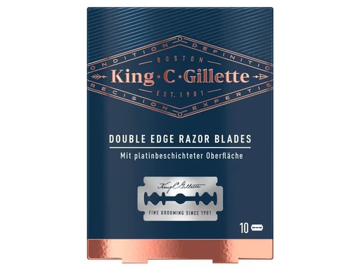 [90282437 1521708] King C. Gillette Systemklingen 10 Stück