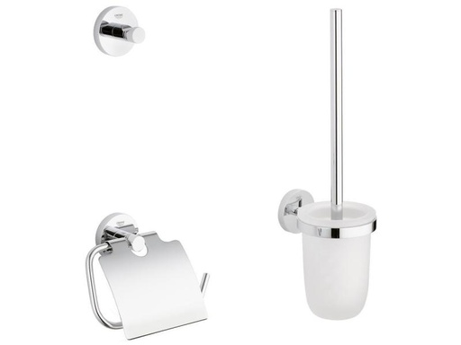 [90047872 892299] GROHE Badezimmer-Set Essentials Chrom, 3 in 1