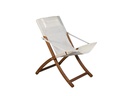 FIAM Relaxsessel Linda, Grau/Weiss